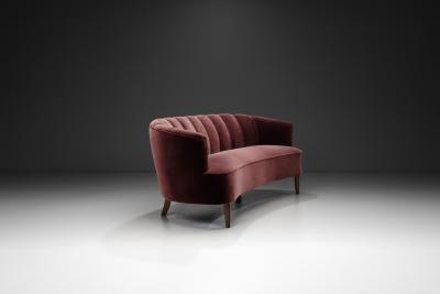 Swedish Mid Century Modern Sofa Sweden ca 1940s