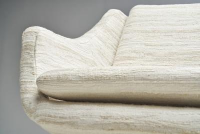 Swedish Mid Century Sofa with Structural Legs Sweden 1960s