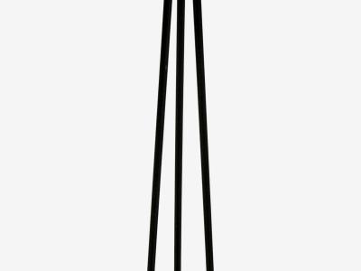 Swedish Modern Adjustable Floor Lamp Teak Lacquered Metal Sweden 1960s
