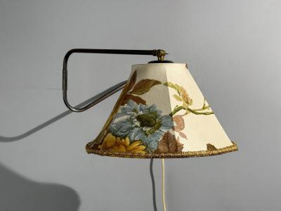 Swedish Modern Adjustable Wall Light Copper Sweden 1970s