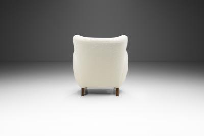 Swedish Modern Armchairs with Elm Legs Sweden 1950s
