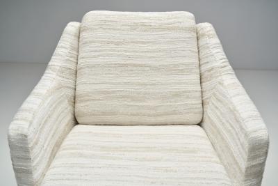 Swedish Modern Armchairs with Structural Legs Sweden 1960s