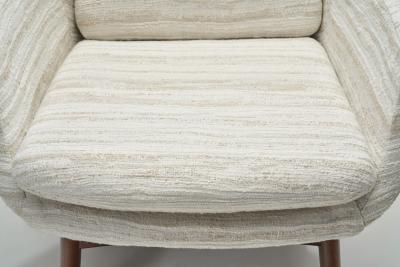 Swedish Modern Armchairs with Structural Legs Sweden 1960s
