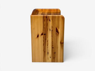 Swedish Modern Bedside Tables Knotty Pine Sweden 1960s