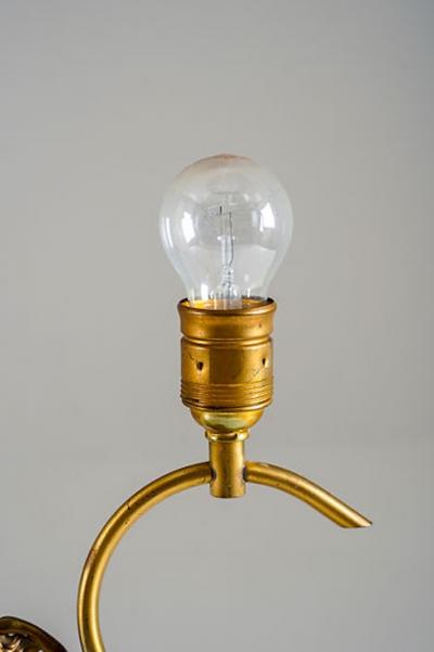 Swedish Modern Brass Table Lamp 1940s