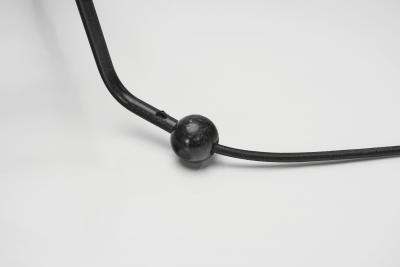 Swedish Modern Brass and Metal Floor Lamp Sweden 1950s