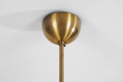 Swedish Modern Ceiling Lamp with Floral Details Sweden ca 1950s