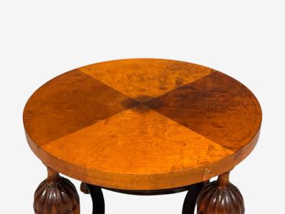 Swedish Modern Coffee Table Stained Birch Sweden 1930s