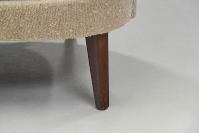 Swedish Modern Curved Two Seater Sofa Sweden 1940s