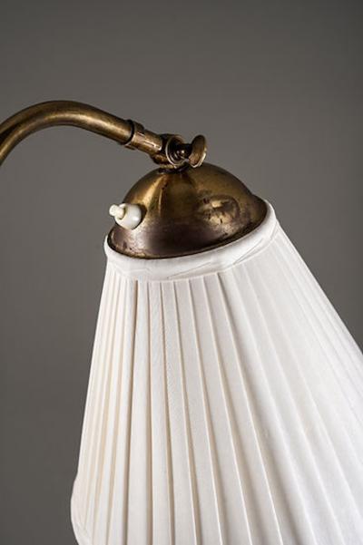 Swedish Modern Floor Lamp in Brass 1940s