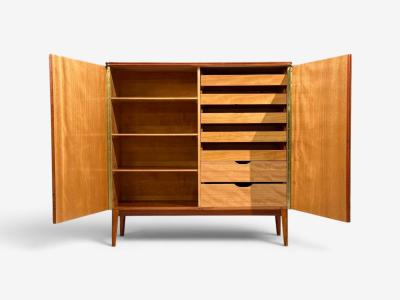 Swedish Modern La Belgique Horticole Cabinet Mahogany Sweden 1950s