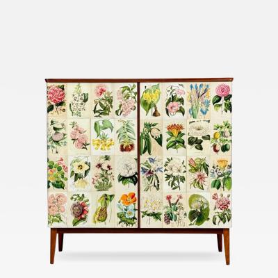 Swedish Modern La Belgique Horticole Cabinet Mahogany Sweden 1950s