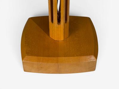 Swedish Modern Large Table Lamp Lacquered Pine Sweden 1970s