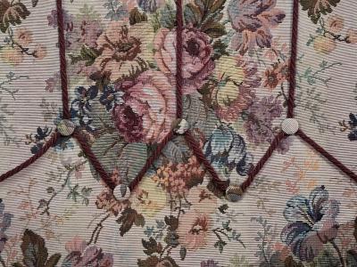 Swedish Modern Lounge Chairs Elm Floral Fabric Sweden 1940s