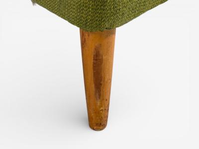 Swedish Modern Lounge Chairs Elm Green Fabric Sweden 1930s