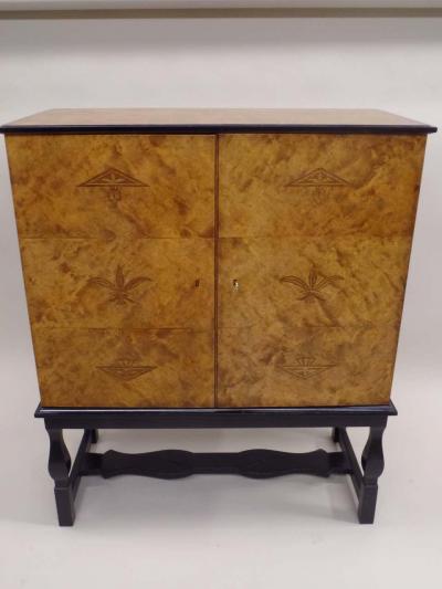 Swedish Modern Neoclassical Sideboard Bar by Carl Malmsten for Waldorf Astoria