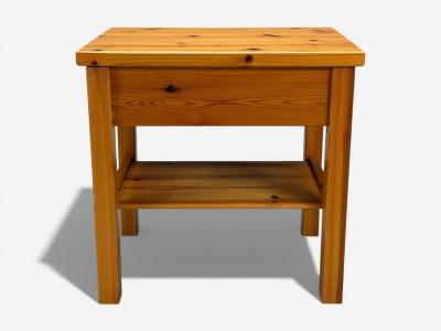 Swedish Modern Nightstands Pine Sweden 1970s