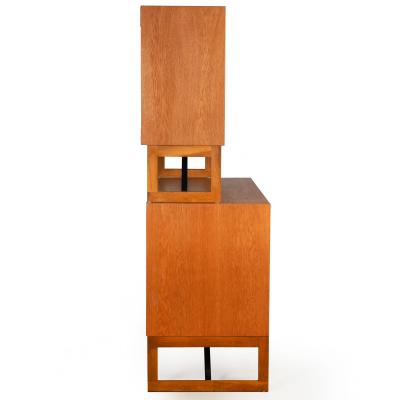 Swedish Modern Oresund Oak Bookcase and Dresser by Borge Mogensen