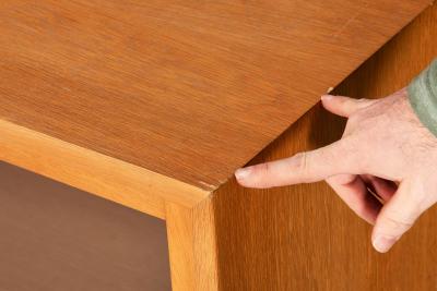 Swedish Modern Oresund Oak Bookcase and Dresser by Borge Mogensen