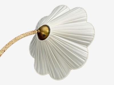 Swedish Modern Organic Floor Lamp Cord Wood Sweden 1930s