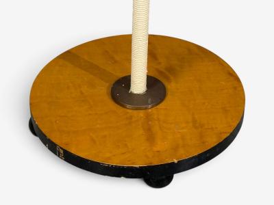Swedish Modern Organic Floor Lamp Cord Wood Sweden 1930s