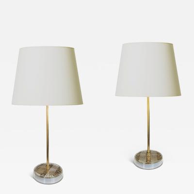 Swedish Modern Pair of Table Lamps