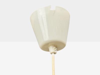 Swedish Modern Pendant Light Fabric Plastic Sweden 1970s