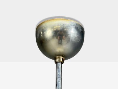 Swedish Modern Pendant Light Glass Metal Sweden 1930s