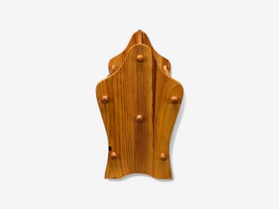 Swedish Modern Pine Magazine Rack Sweden 1960s