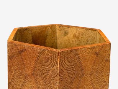 Swedish Modern Pine Table Lamp Sweden 1970s