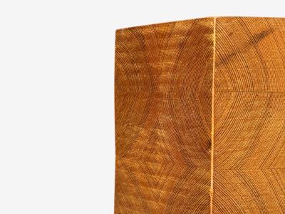 Swedish Modern Pine Table Lamp Sweden 1970s