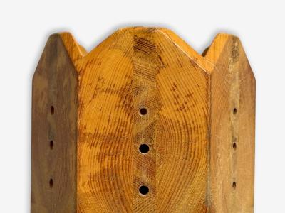 Swedish Modern Pine Wall Sconce Sweden 1970s