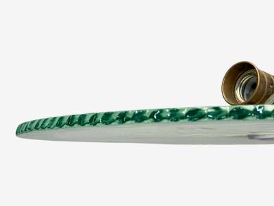 Swedish Modern Raw Glass Metal Pendant Light Sweden 1940s