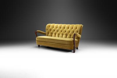 Swedish Modern Two Seater Sofa Sweden 1940s
