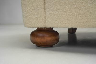 Swedish Modern Wing Back Armchair Sweden ca 1940s