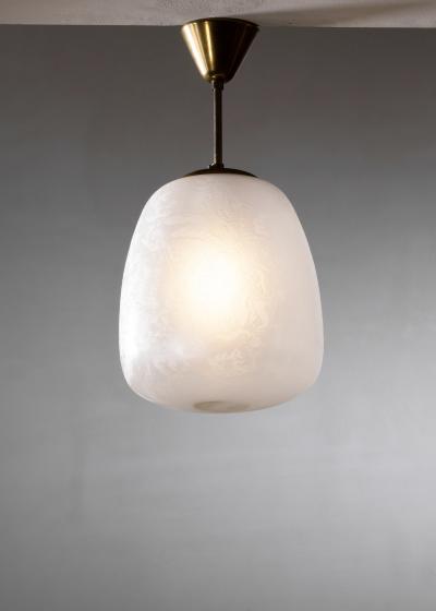 Swedish Modern glass pendant