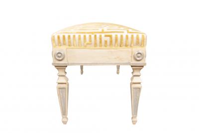 Swedish Neoclassic Painted Bench