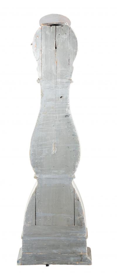 Swedish Neoclassic Painted Tall Case Clock