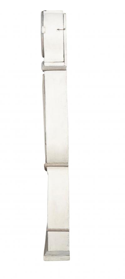 Swedish Neoclassic Painted Tall Case Clock