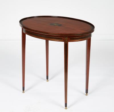 Swedish Neoclassical Oval Table