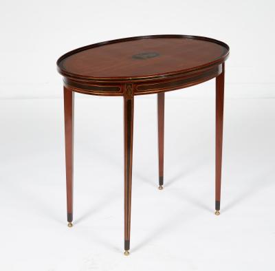 Swedish Neoclassical Oval Table