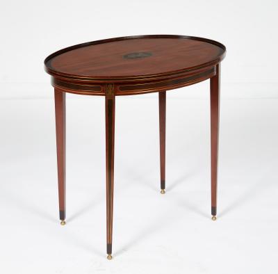 Swedish Neoclassical Oval Table