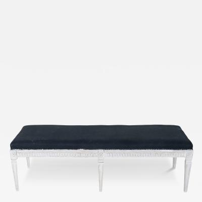 Swedish Neoclassical Painted Bench circa 1880