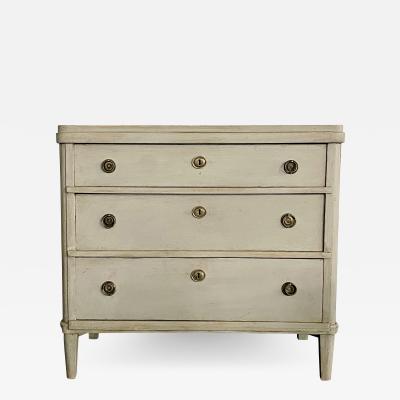 Swedish Paint Decorated Chest Commode Gustavian 19th Century