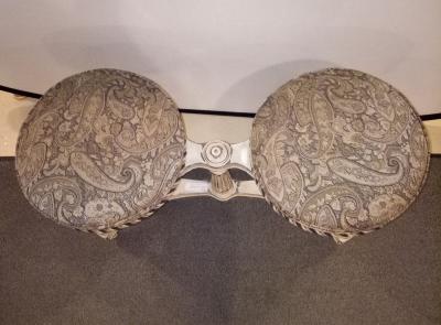 Swedish Painted Bench with Double Seats