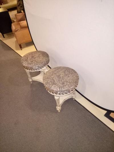 Swedish Painted Bench with Double Seats