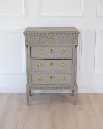 Swedish Painted Chest of Drawers circa 1840