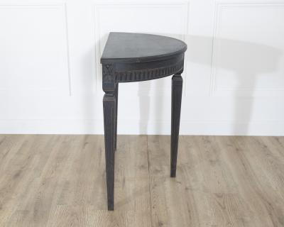 Swedish Painted Demi Lune Console ca 1880