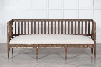 Swedish Painted Gustavian Sofa Daybed
