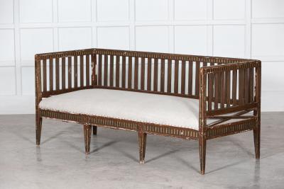 Swedish Painted Gustavian Sofa Daybed